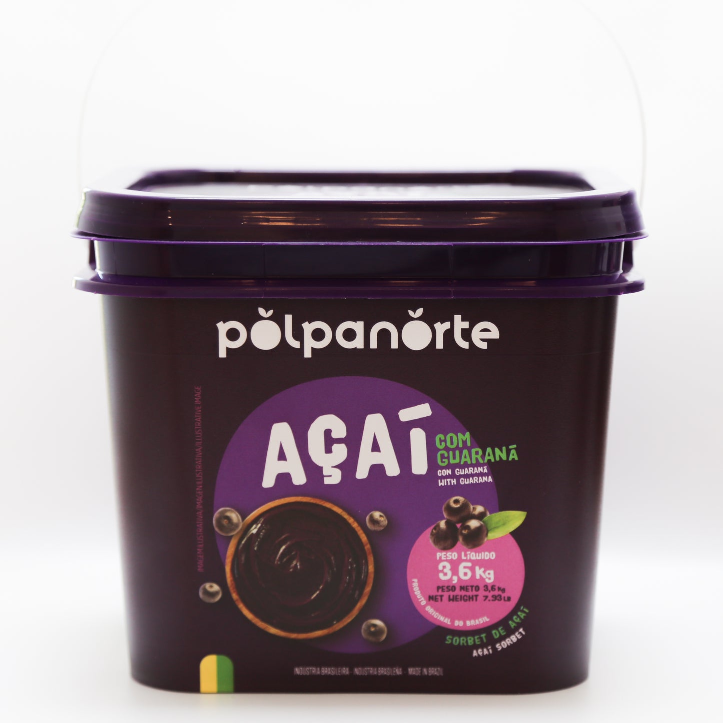 Acaí  con Guaraná Polpanorte Scoopable 3.6 kg