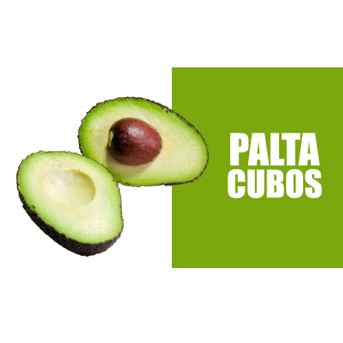 Palta en Cubos