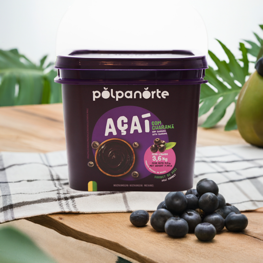 Acaí  con Guaraná Polpanorte Scoopable 3.6 kg